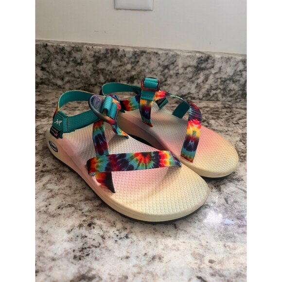 Chaco Women's Z/Cloud Tie Dye Sz 7 - Picture 1 of 6